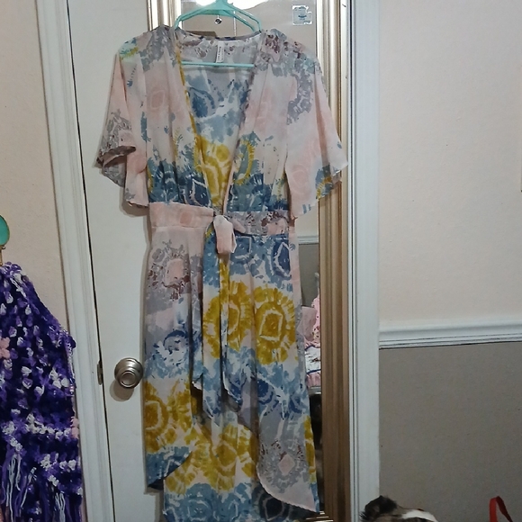 Live 4 Truth Dresses & Skirts - ♡Live 4 Truth Pink Pastel High Low Wrap♡